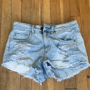 Denim shorts